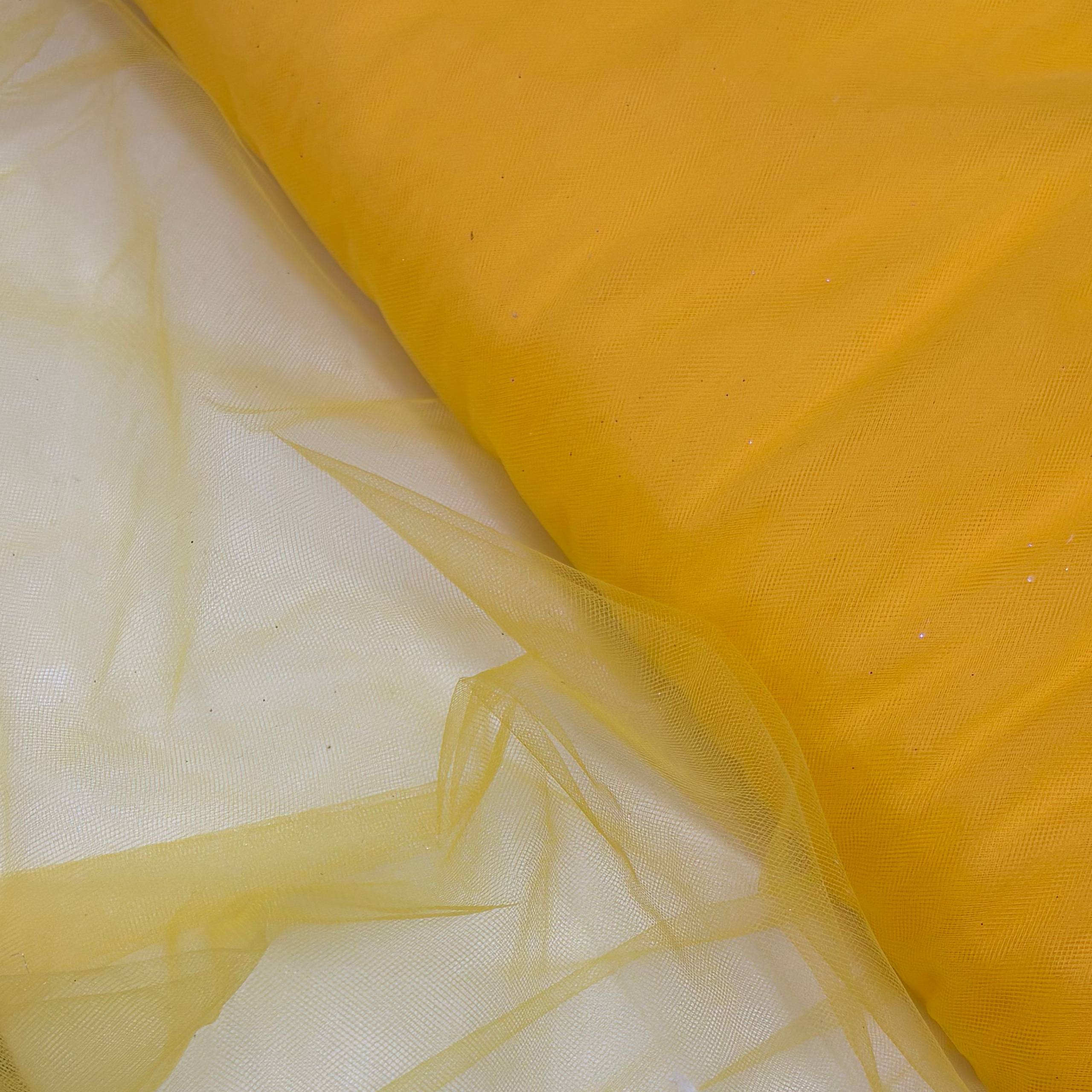 בד טול צהוב חלמון