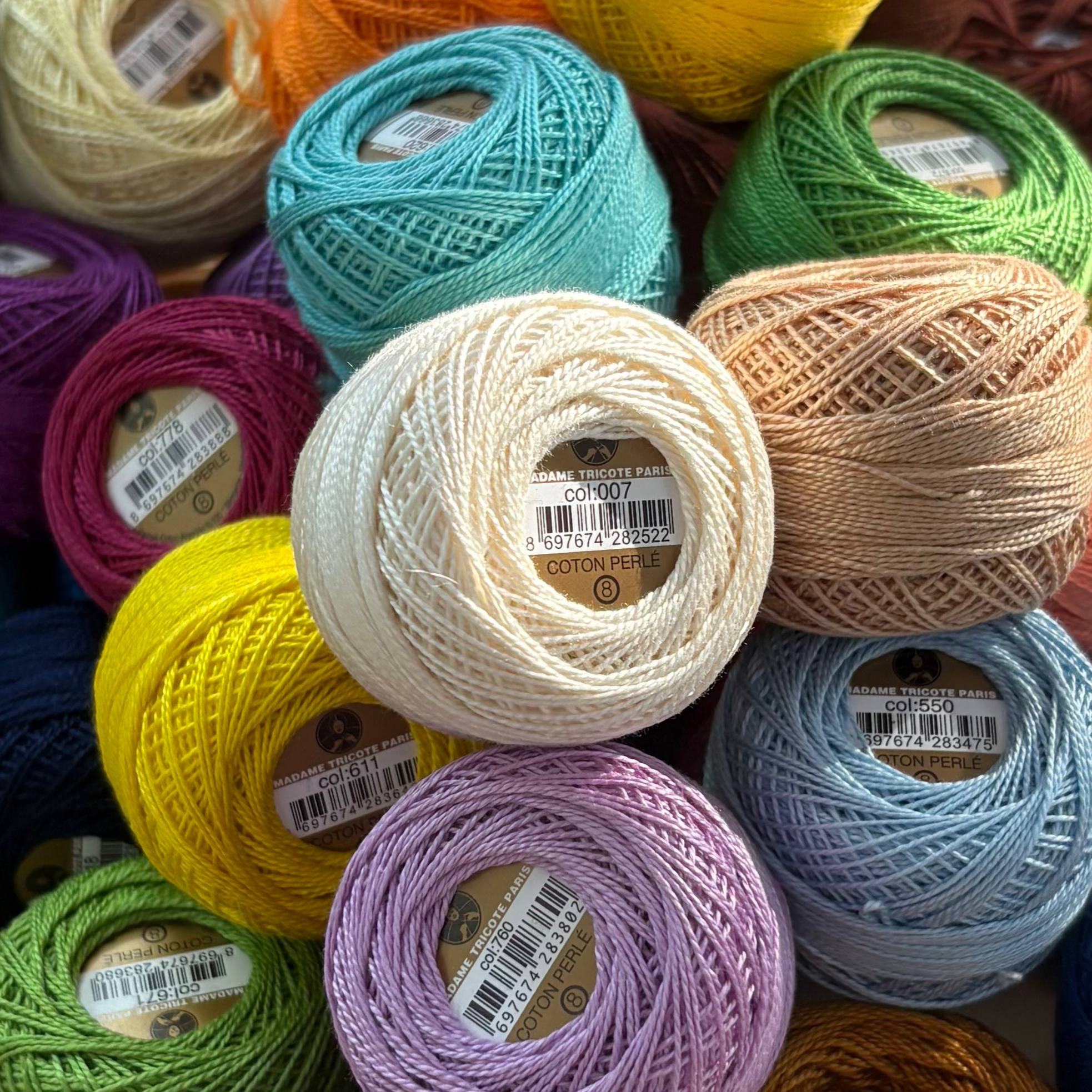 חוט רקמה מס. 8 Madame Tricote Paris