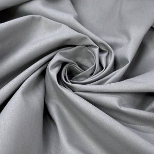 בד כותנה רוחב 2.40 אפור חלק