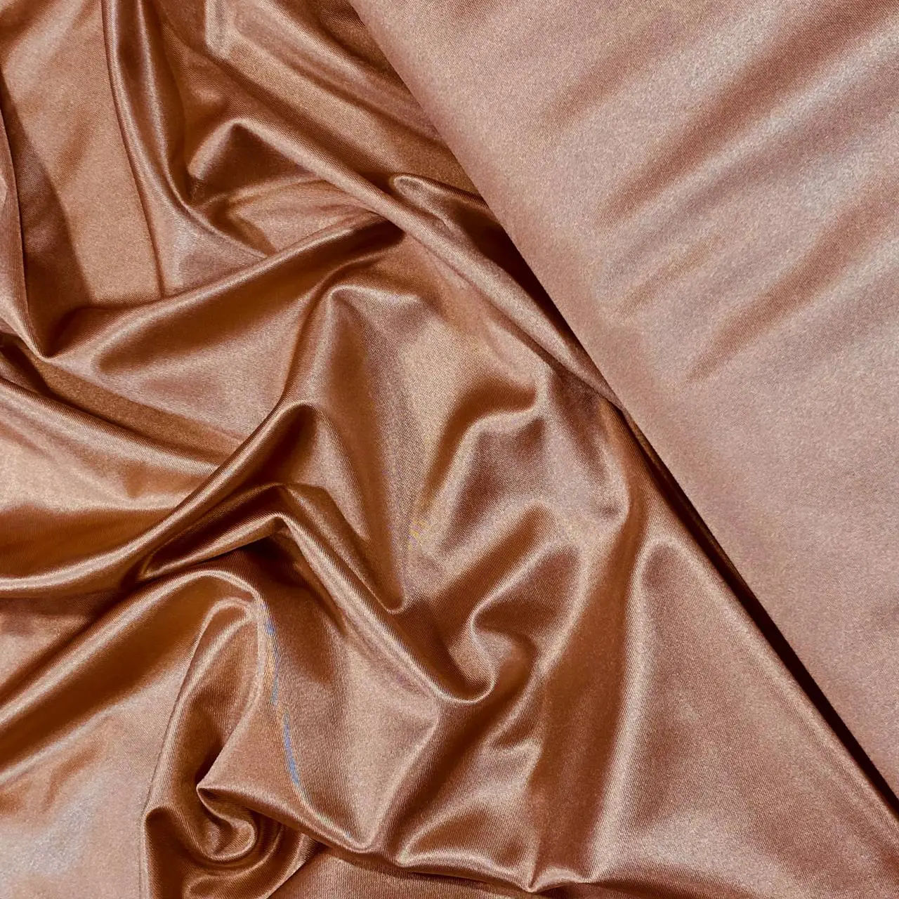 בד סאטן לייקרה ארמני ברונזה