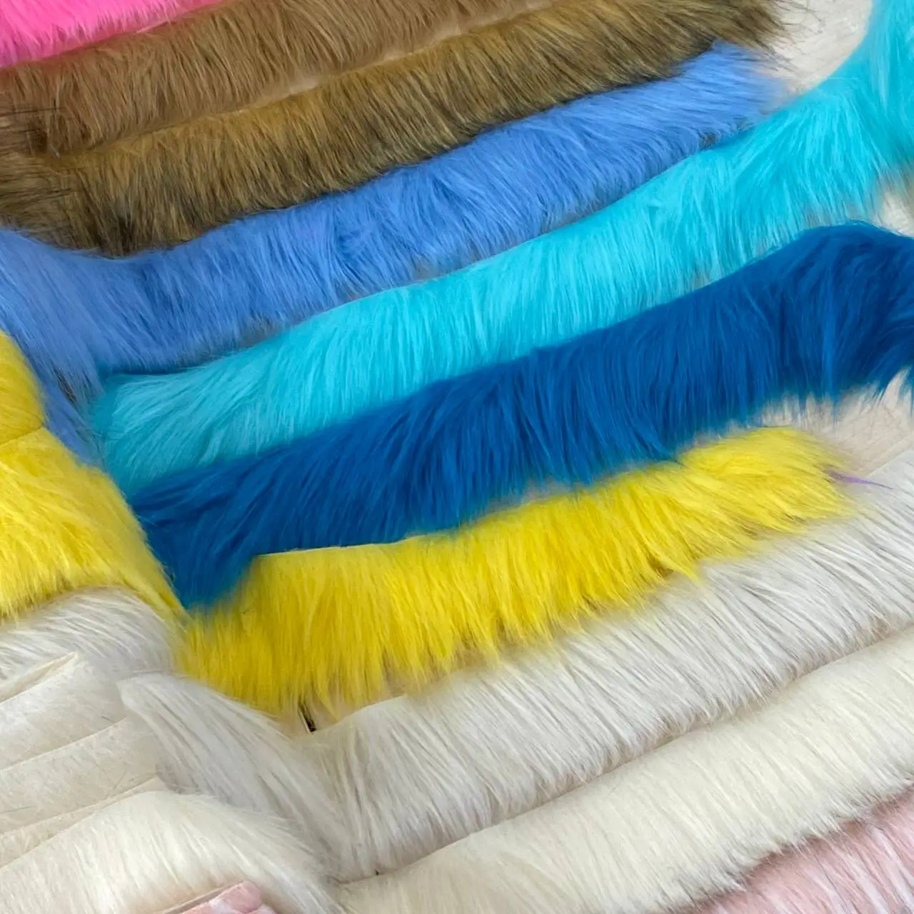 ⁦סרט פרווה עדין ורוד שחור-לבן⁩ – תמונה ⁦2⁩