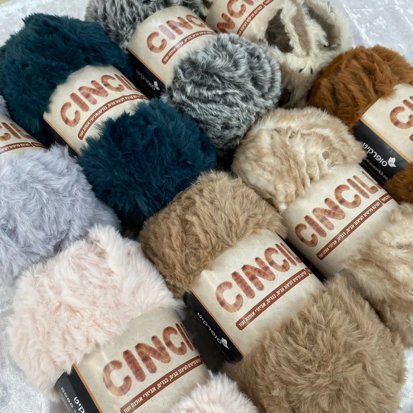 ⁦חוט סריגה פרוותי צינצילה⁩ – תמונה ⁦2⁩