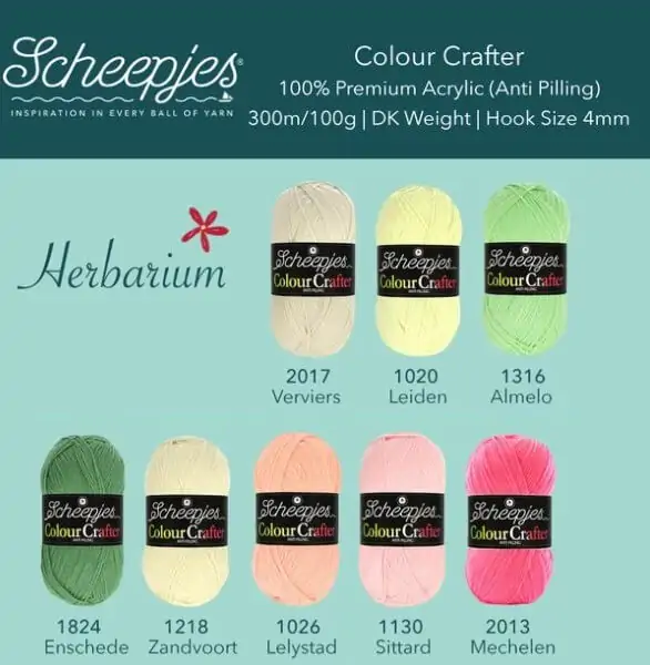 ⁦ערכת חוטים לשמיכה Herbarium⁩ – תמונה ⁦2⁩