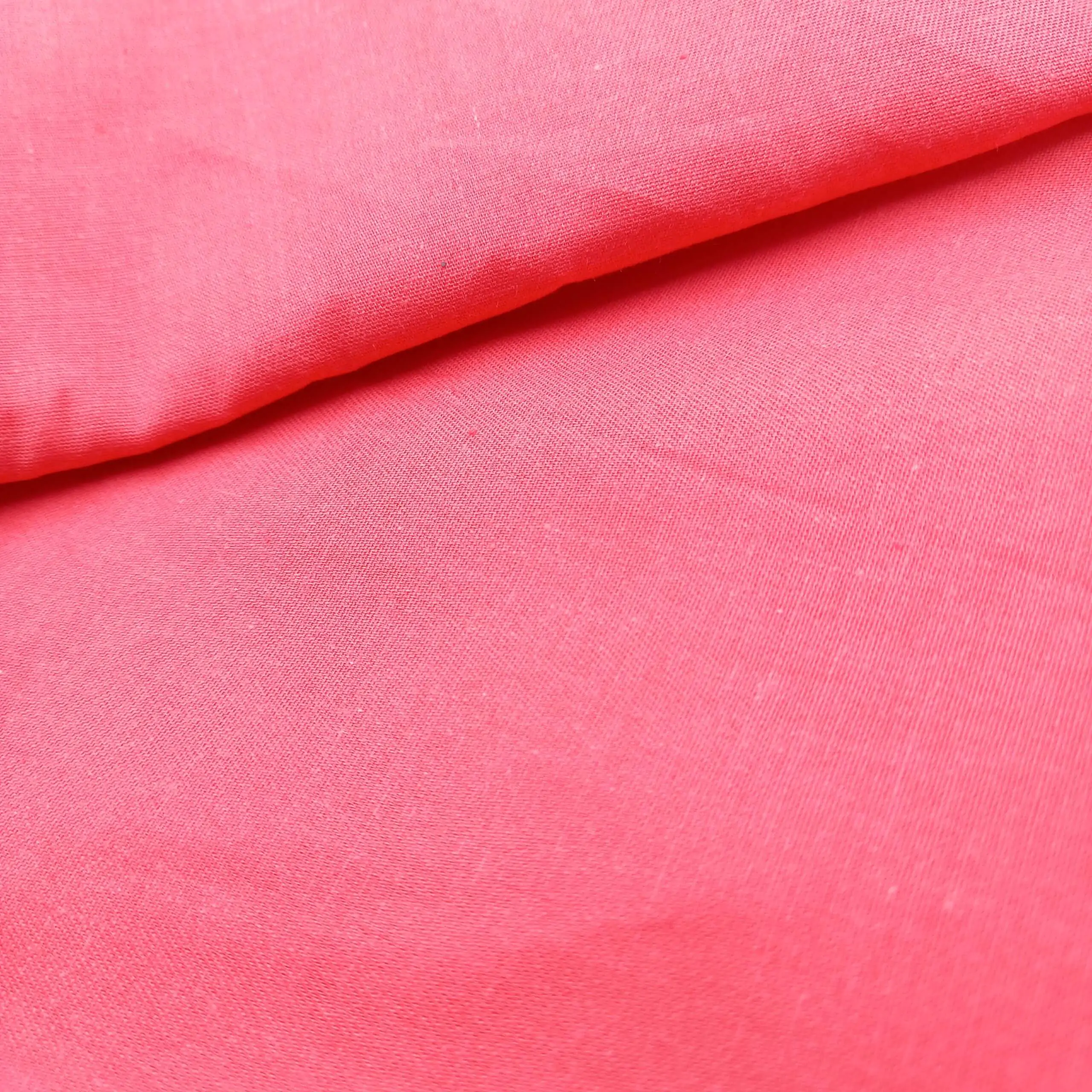 בד כותנה קורל חלק