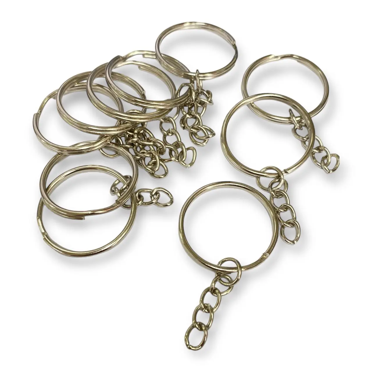 טבעות למחזיק מפתחות כסף