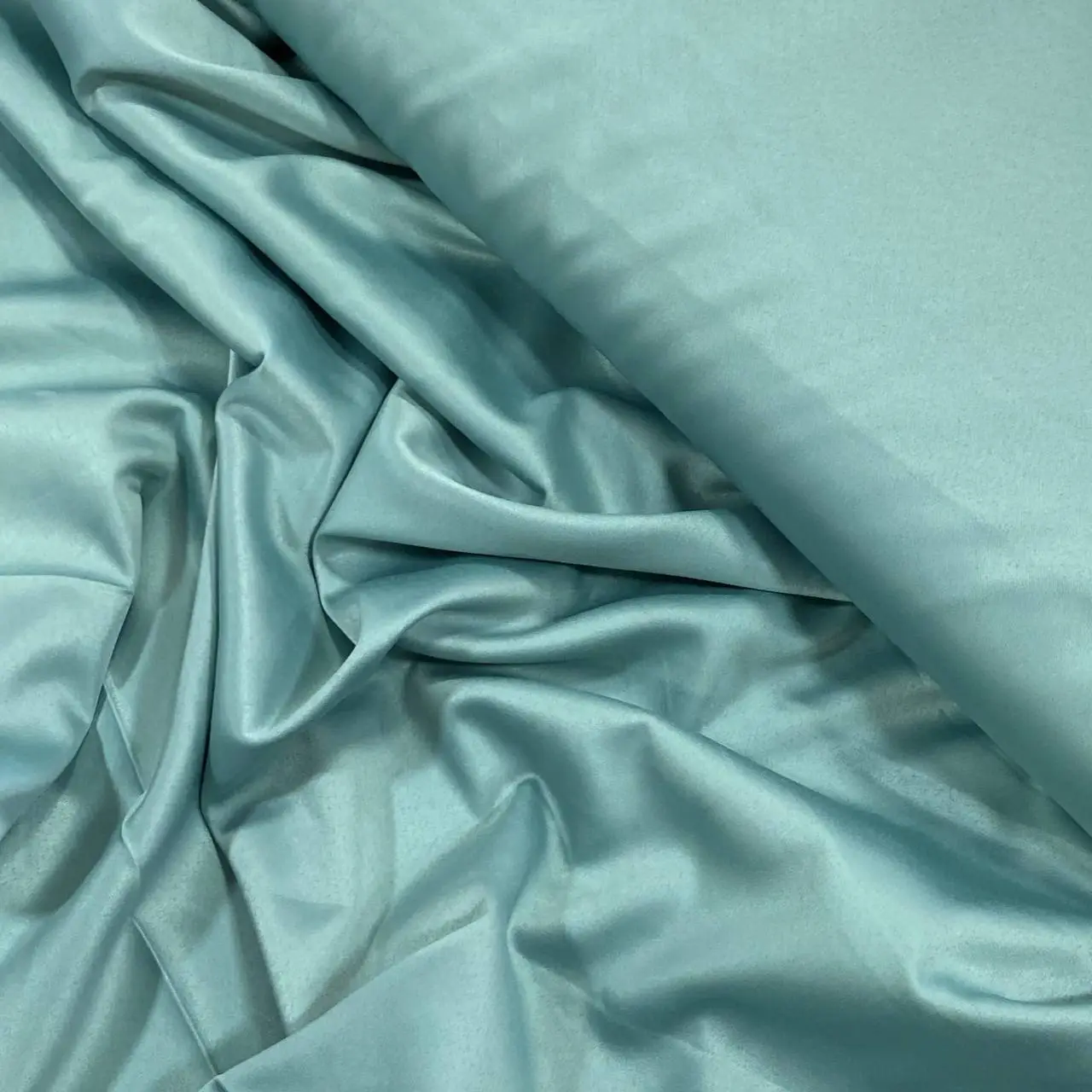 בד סאטן פודנש טורקיז אקווה