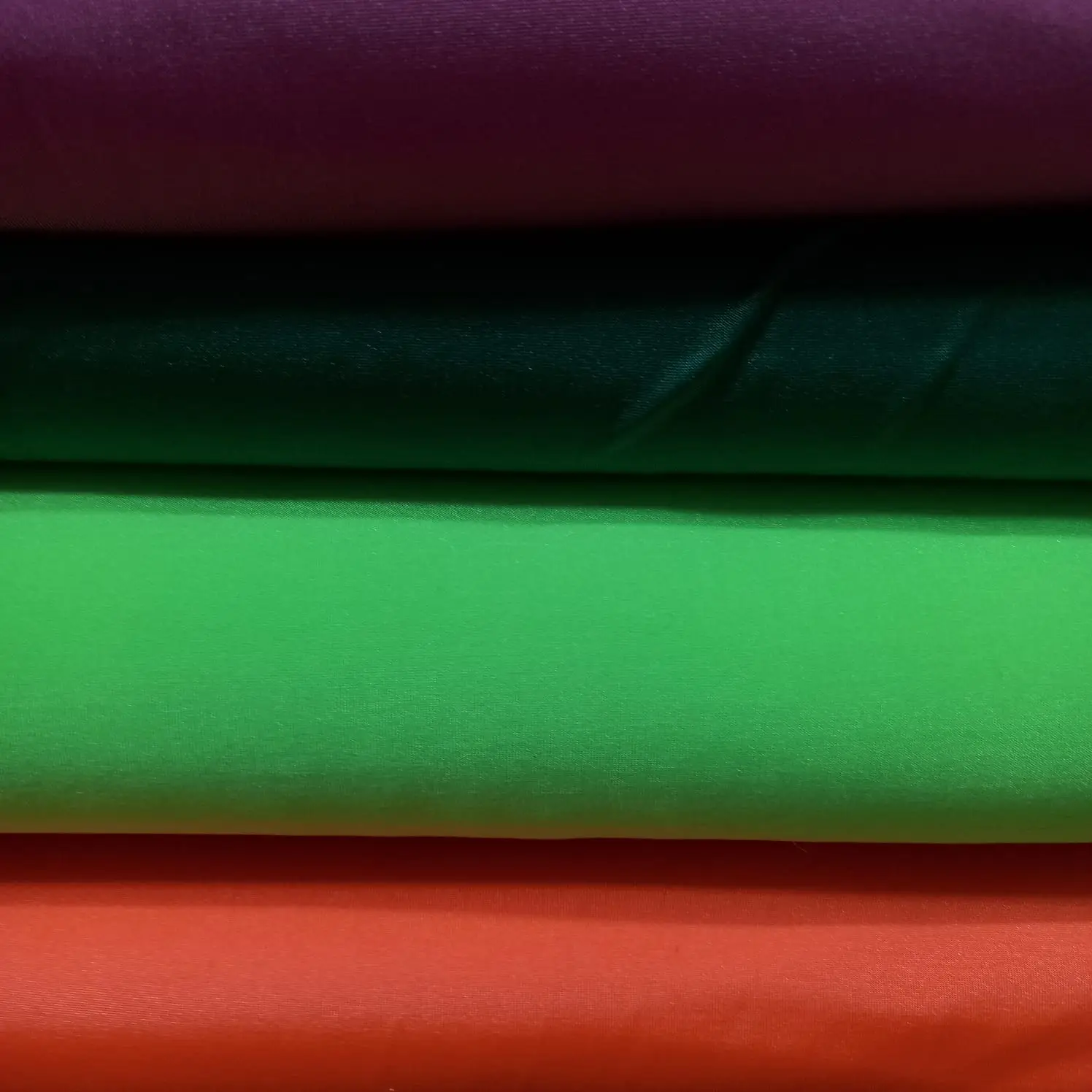 ⁦בד לייקרה דק כתום נאון⁩ – תמונה ⁦2⁩