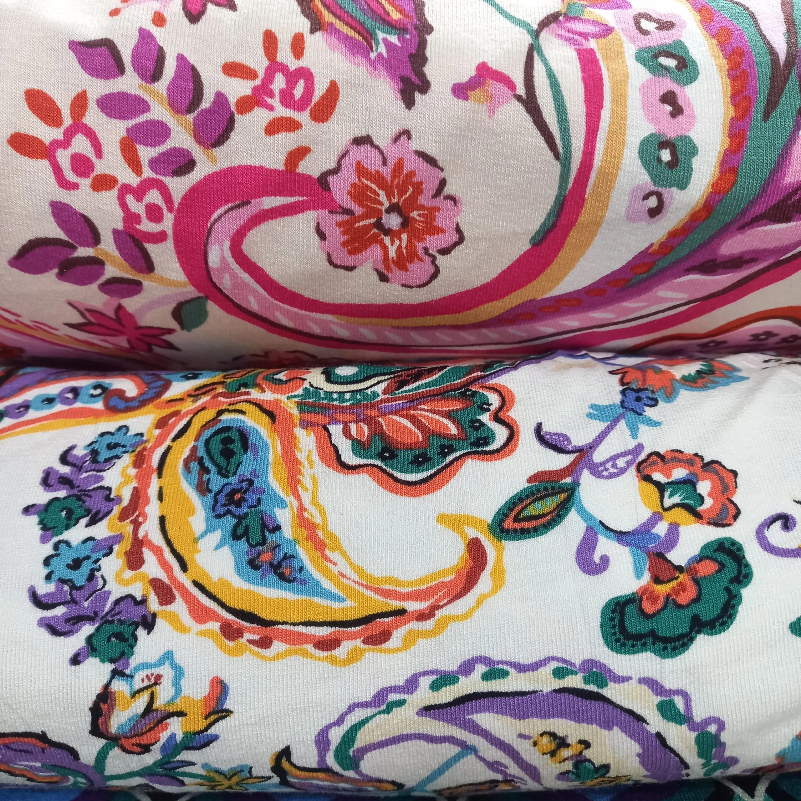 ⁦בד סימפוניה פייזלי פרחוני⁩ – תמונה ⁦3⁩