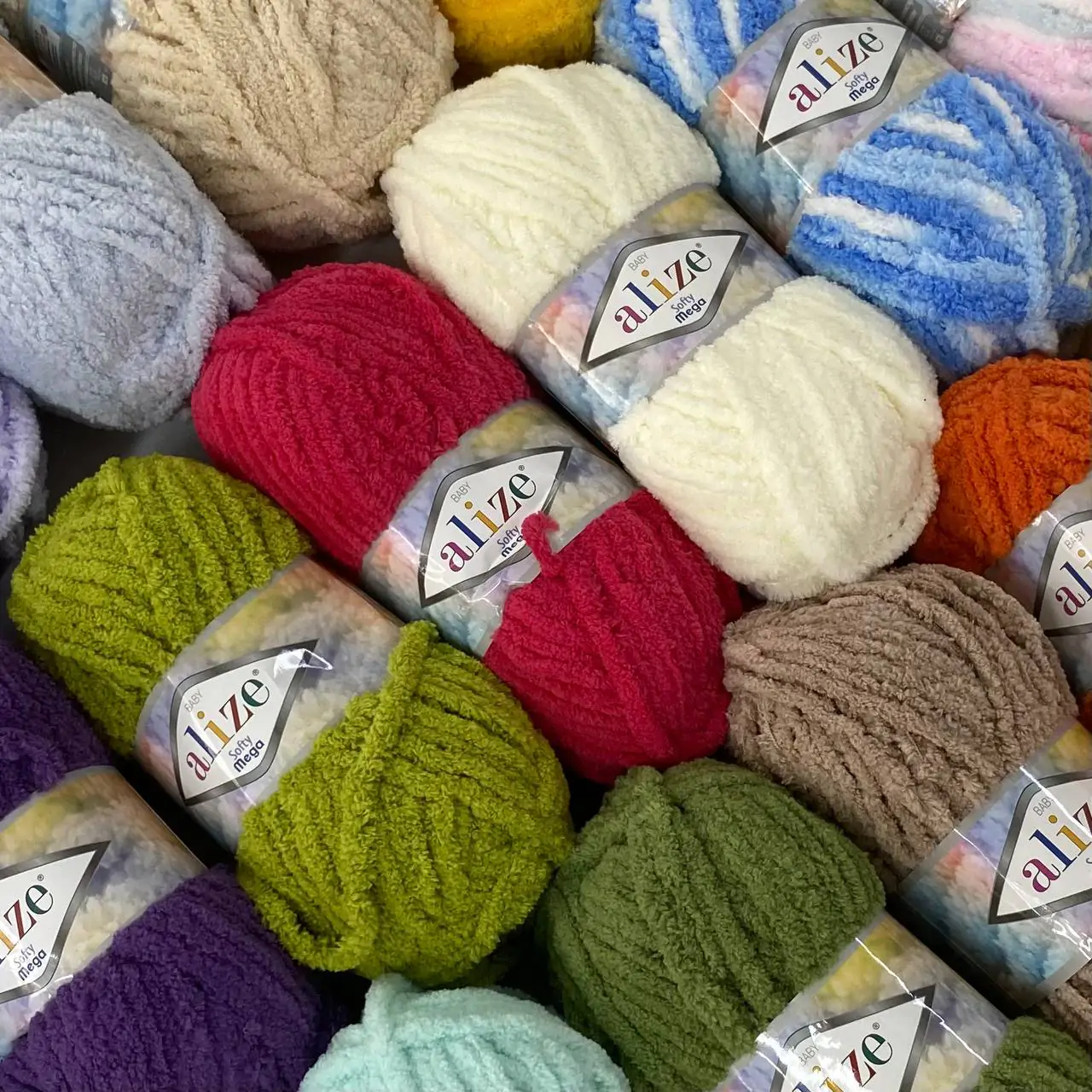 חוט סריגה אליזה סופטי מגה