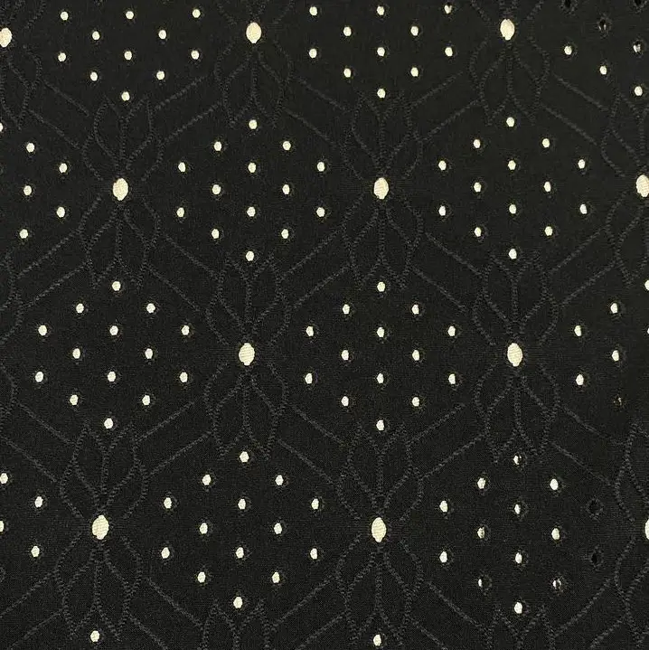 בד תחרה לייקרה שחור