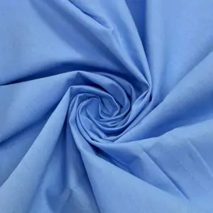 בד כותנה רוחב 2.40 תכלת חלק