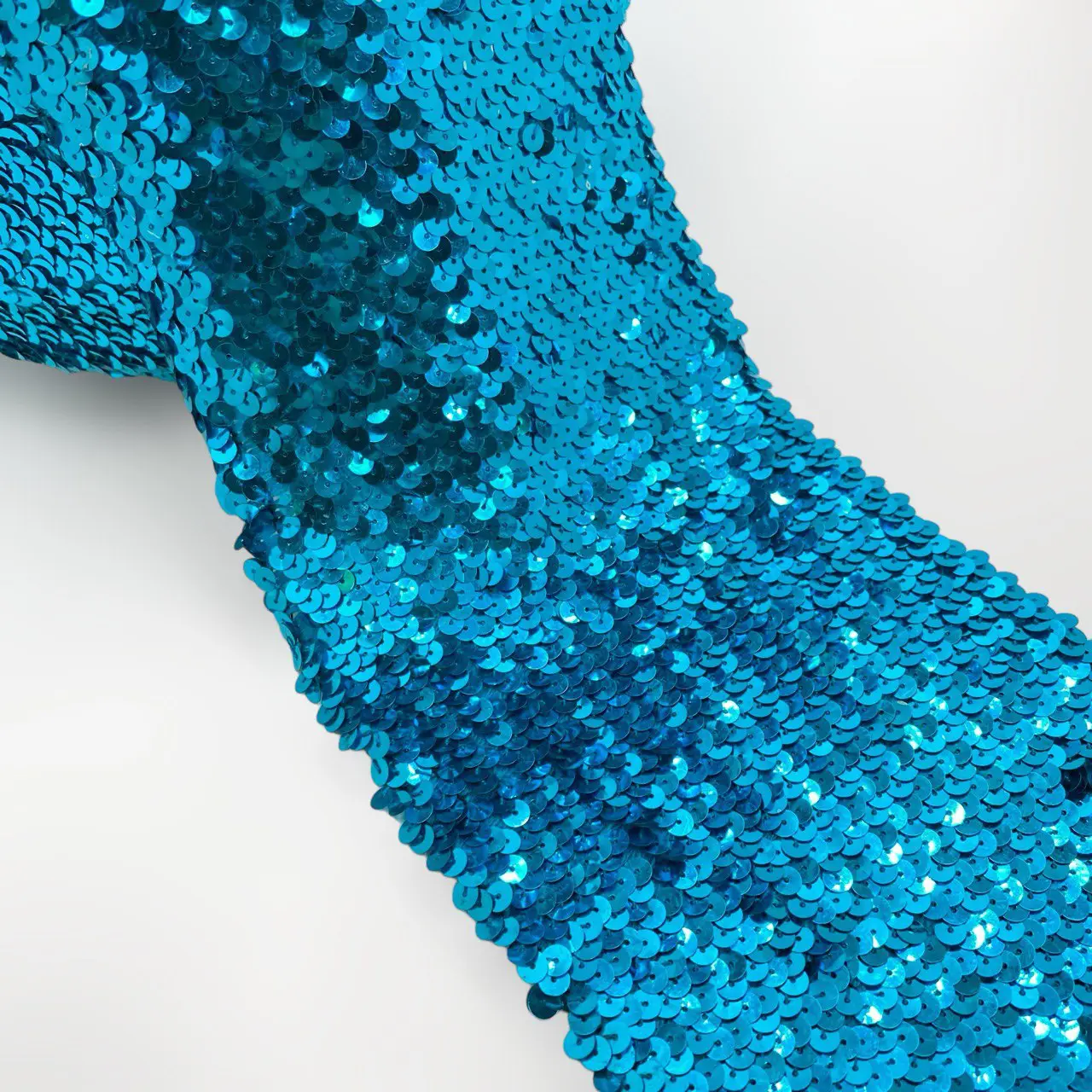 סרט פייטים גומי 15 ס"מ כחול