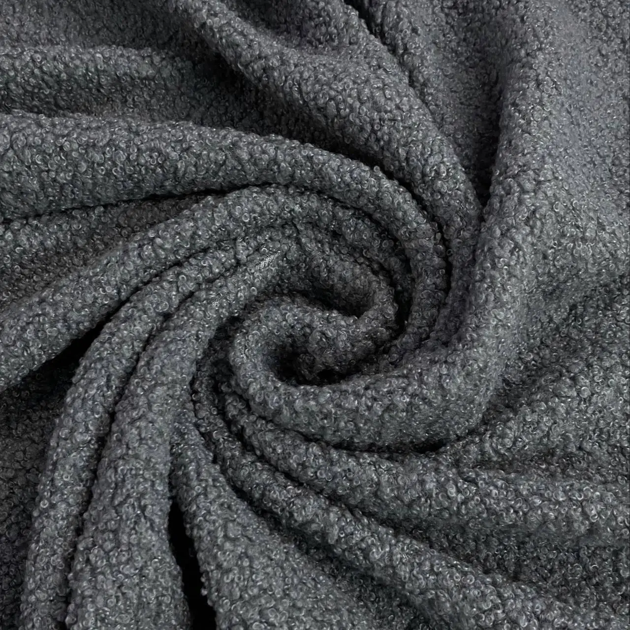 ⁦בד בוקלה אפור⁩ – תמונה ⁦3⁩