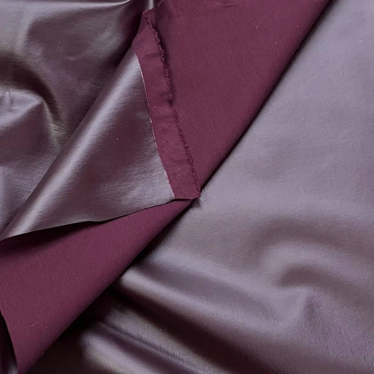 בד דמוי עור גב גרזי דק בורדו חציל