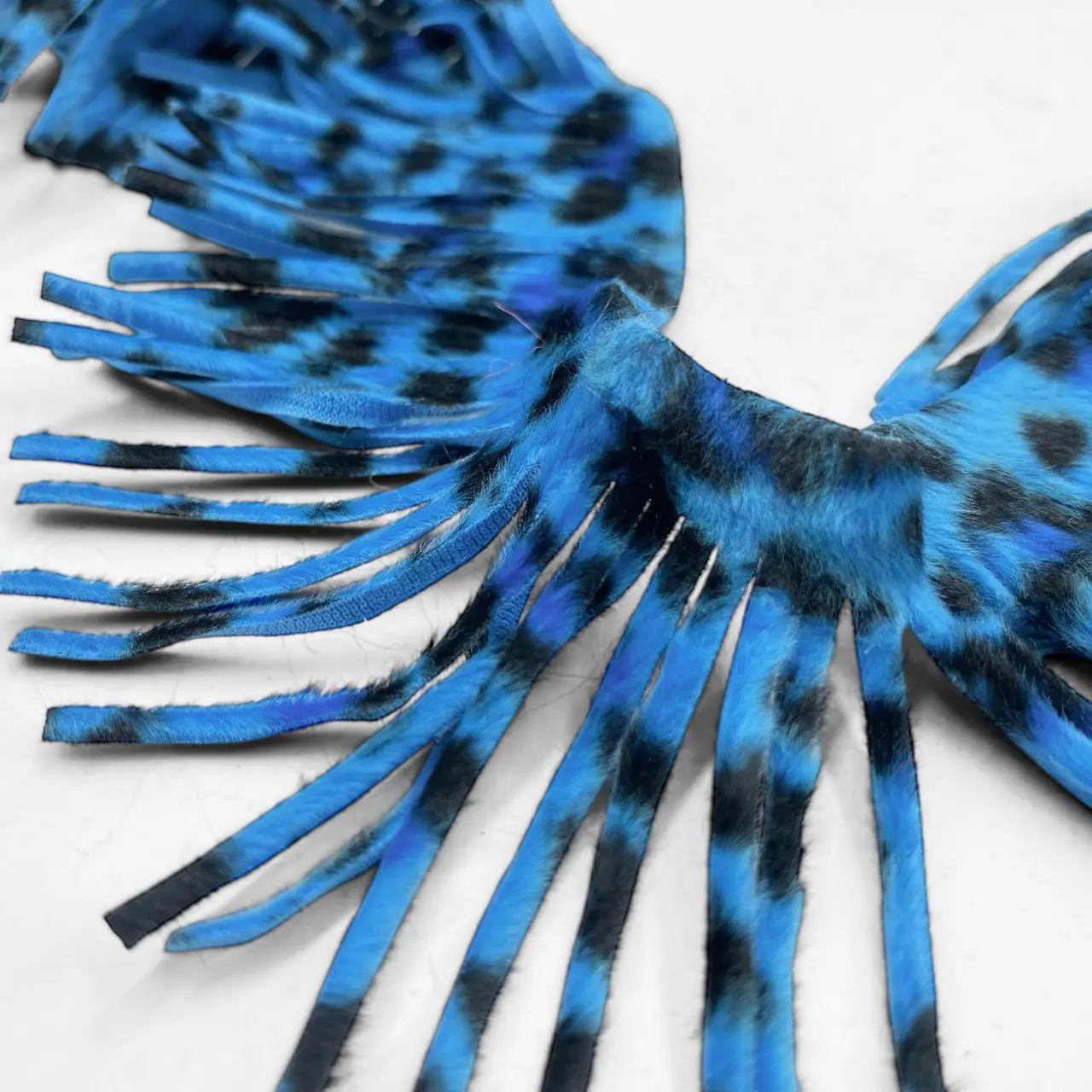 ⁦סרט פרנז פרוותי מנומר כחול שחור⁩ – תמונה ⁦2⁩