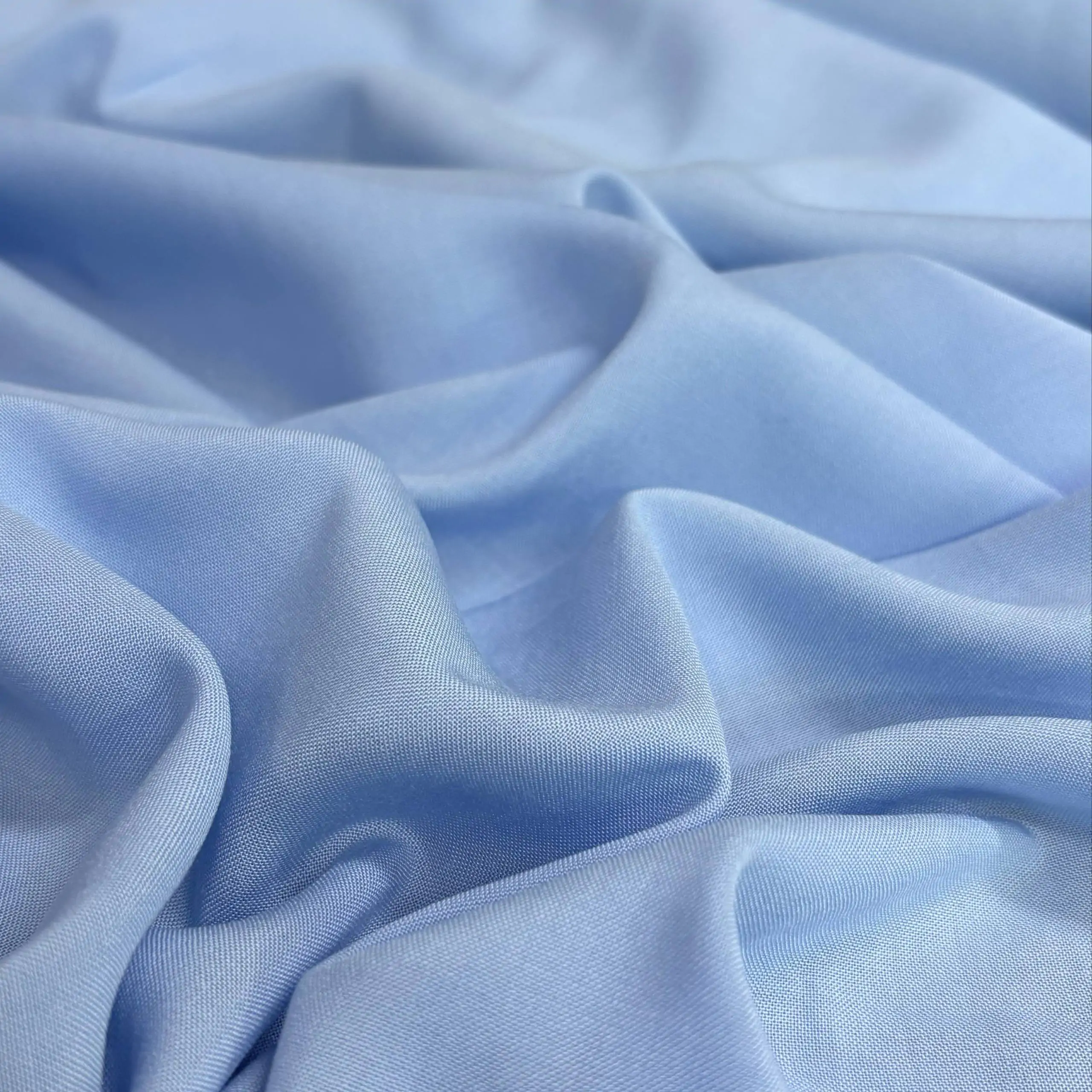 ⁦בד ויסקוזה תכלת חלק⁩ – תמונה ⁦2⁩